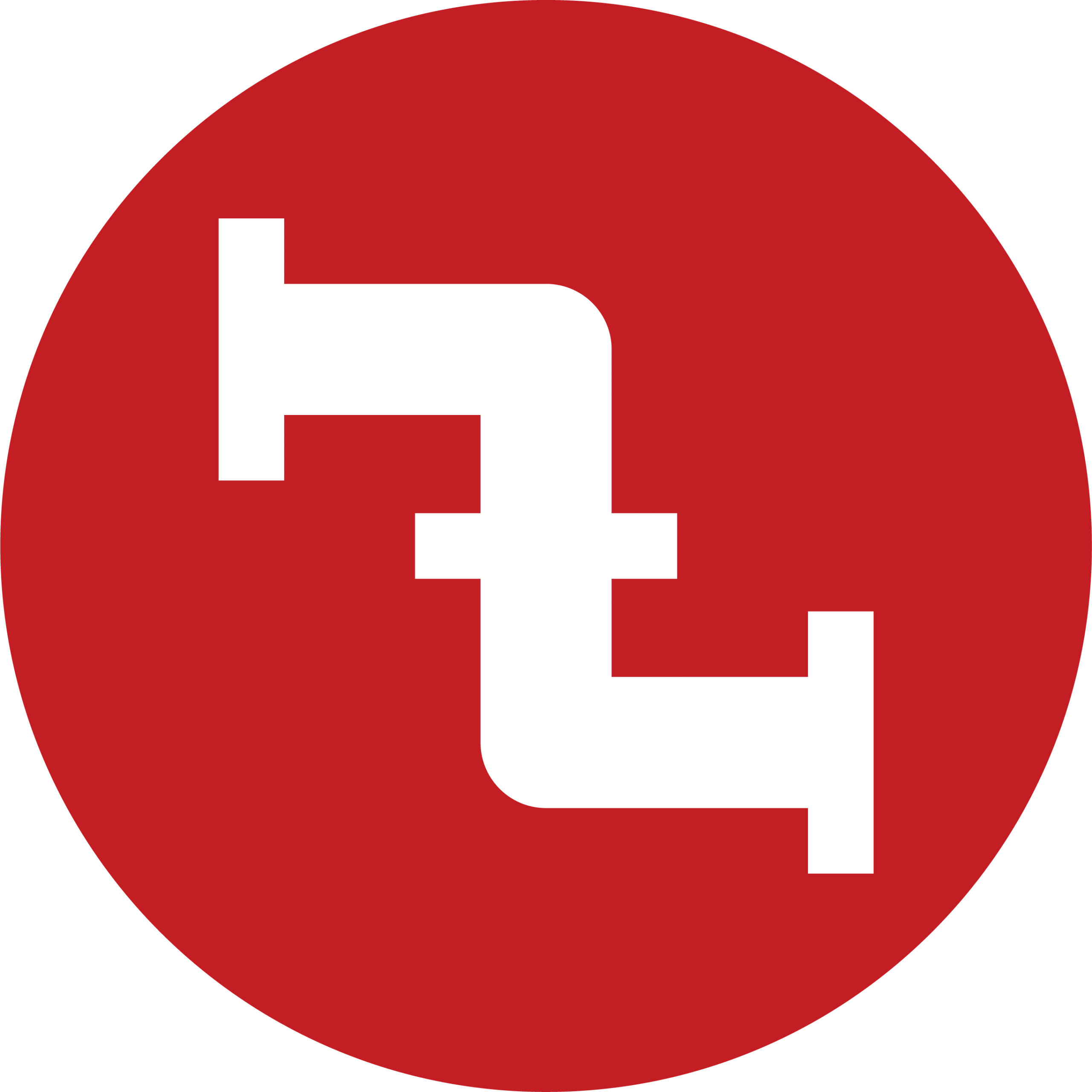Drain pipe icon representing drain cleaning and plumbing services.